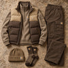 Winter Puffer Vest Cargo Outfit Set
