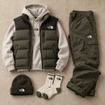 Men's Puffer &amp; Accessories 5-Piece Winter Outfit Set