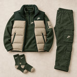 Casual Windproof Down Set