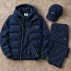Men's Puffer Vest, Hoodie, Straight-Leg Pants & Cap 4-Piece Set