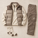 Casual Windproof Down Set