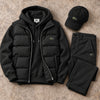 Men's Puffer Vest, Hoodie, Straight-Leg Pants & Cap 4-Piece Set