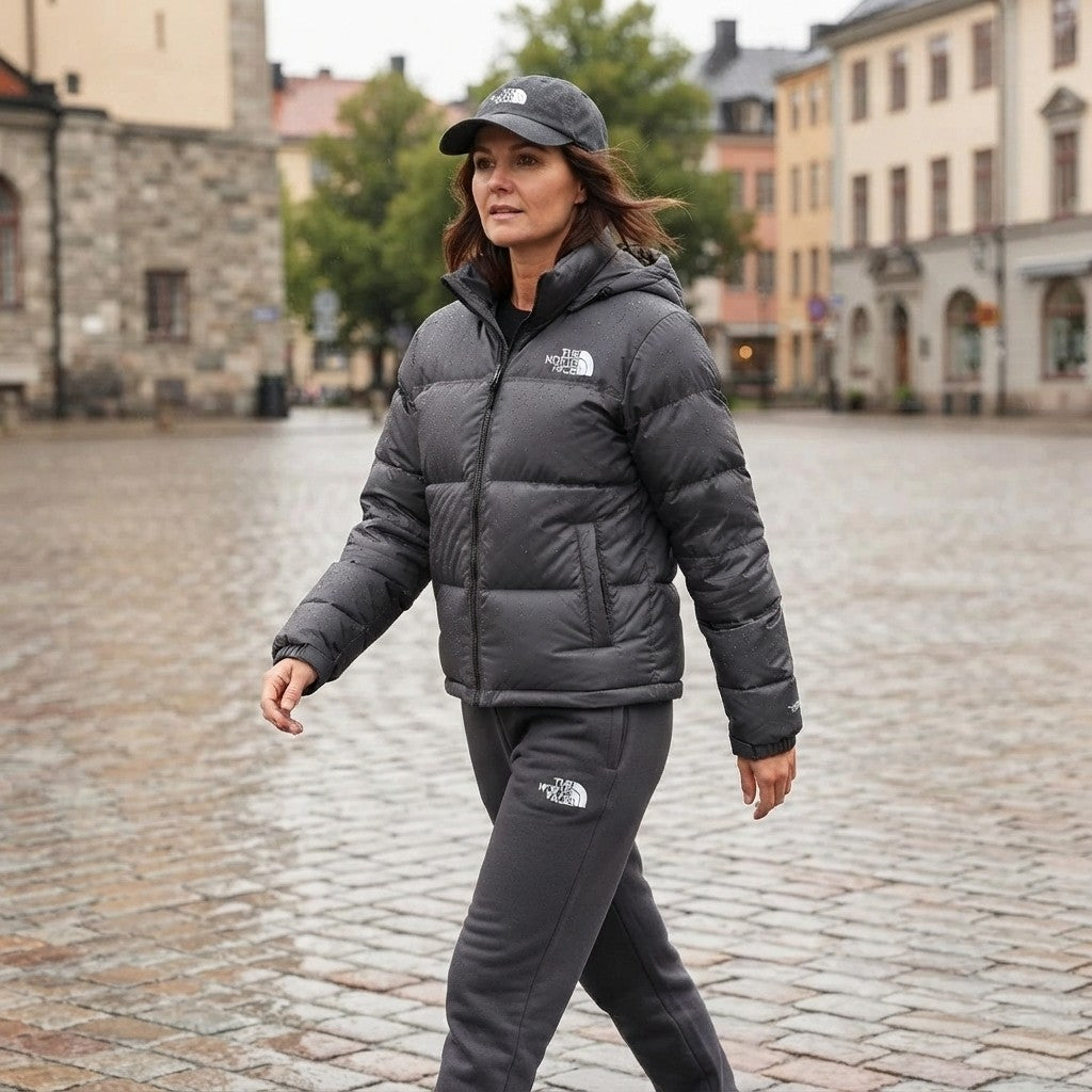 Casual Down Jacket Set