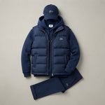 Men's Puffer Vest, Hoodie, Straight-Leg Pants & Cap 4-Piece Set